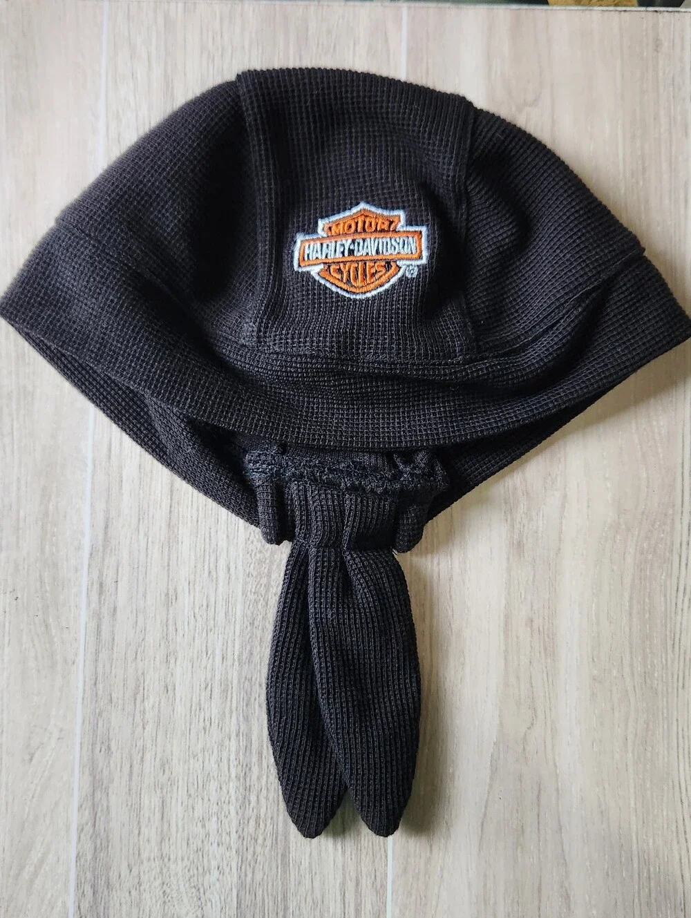 Harley Davidson Infant 12M Waffle Knit Durag Skull Cap